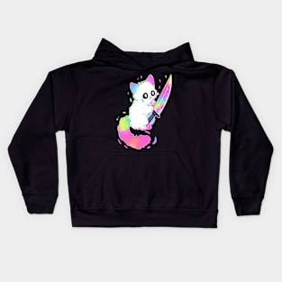 Cute Party Kitty EDM Festival Rave Kids Hoodie